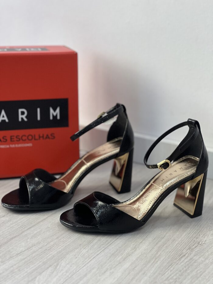 sandalia verniz glam preto ramarim 25 22203 sandalia verniz glam preto ramarim 25 22203