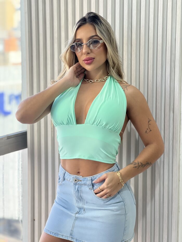 cropped bianca verde cropped bianca verde