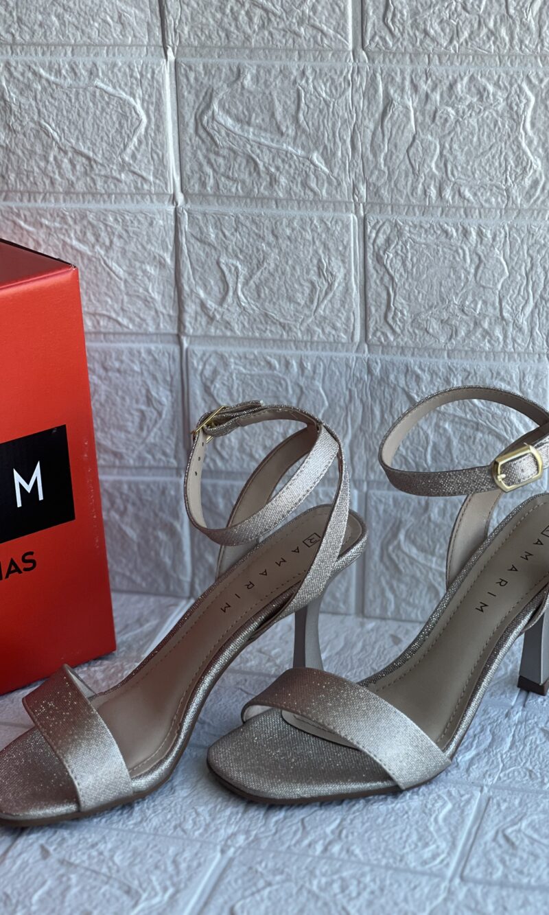 sandalia salto fino ouro rose ramarim 2526201