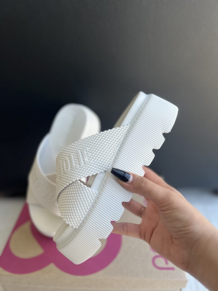 tamanco chinelo tratorado off white petite jolie pj7588 tamanco chinelo tratorado off white petite jolie pj7588