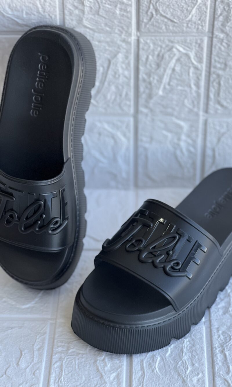 tamanco tratorado preto petite jolie pj7494