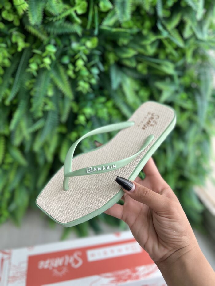 chinelo palha verde solarize ramarim 251245 chinelo palha verde solarize ramarim 251245