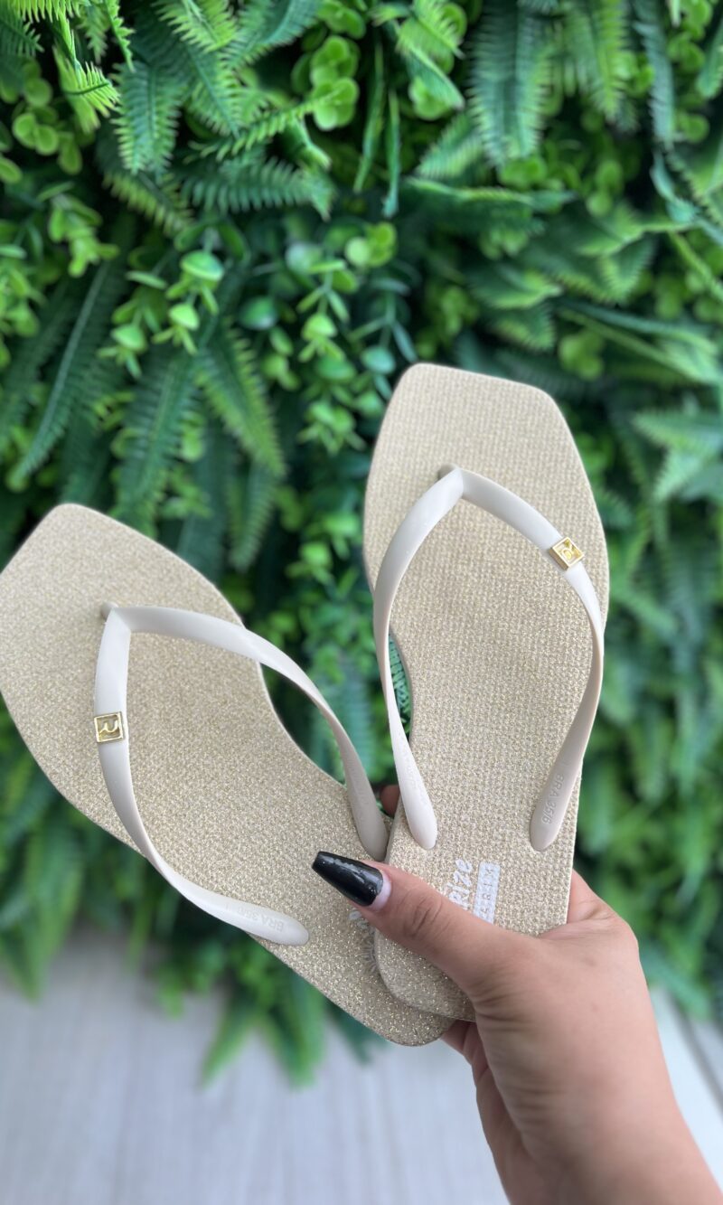 chinelo dourado solarize ramarim 252235 chinelo dourado solarize ramarim 252235