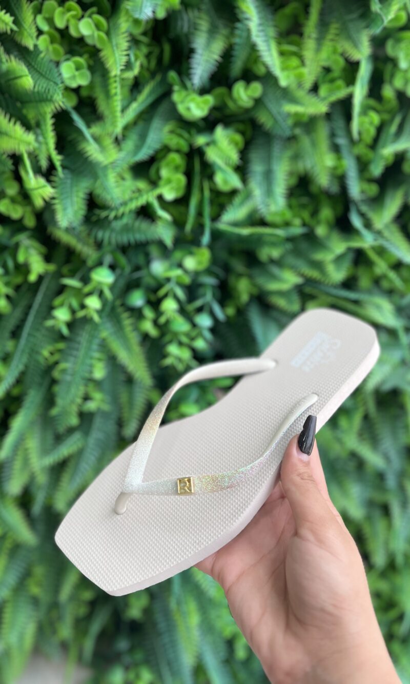 chinelo branco degrade solarize ramarim 251244