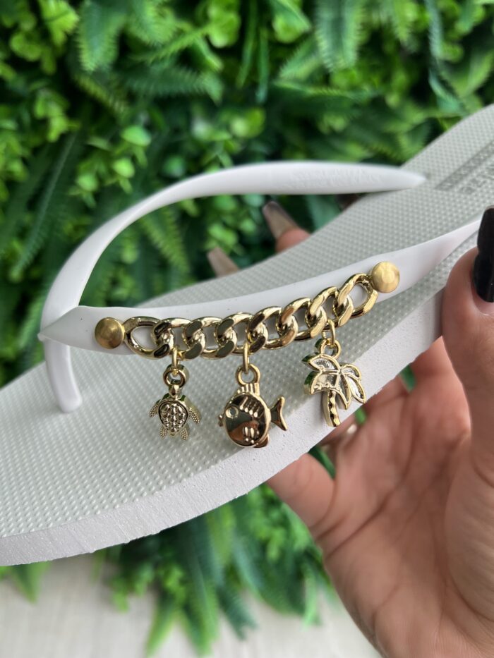 chinelo correntes branco solarize ramarim 252246 chinelo correntes branco solarize ramarim 252246