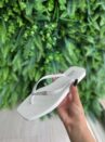 chinelo tira glitter branco solarize ramarim 251233