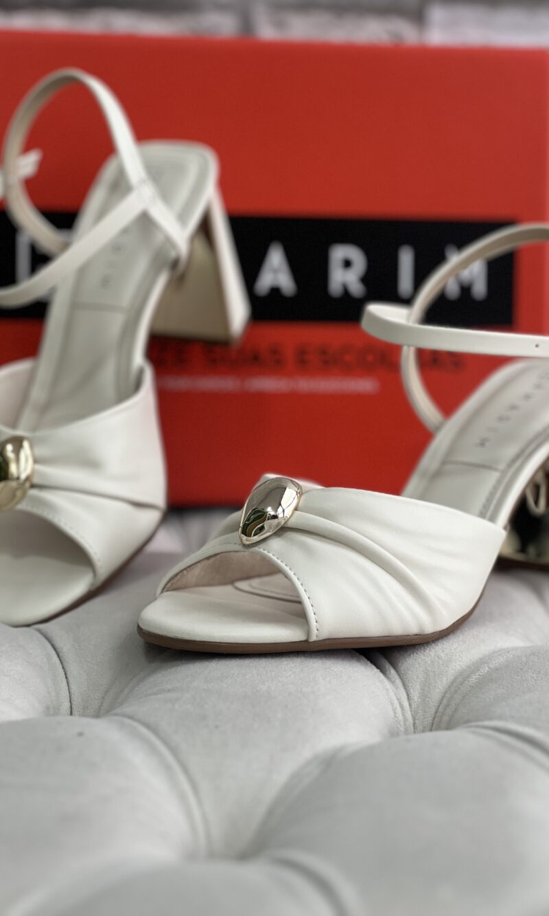 sandalia scarlet ouro off white ramarim 25 22205