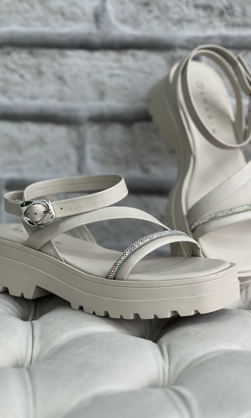 sandalia linho turquia bege claro ramarim 25 38205