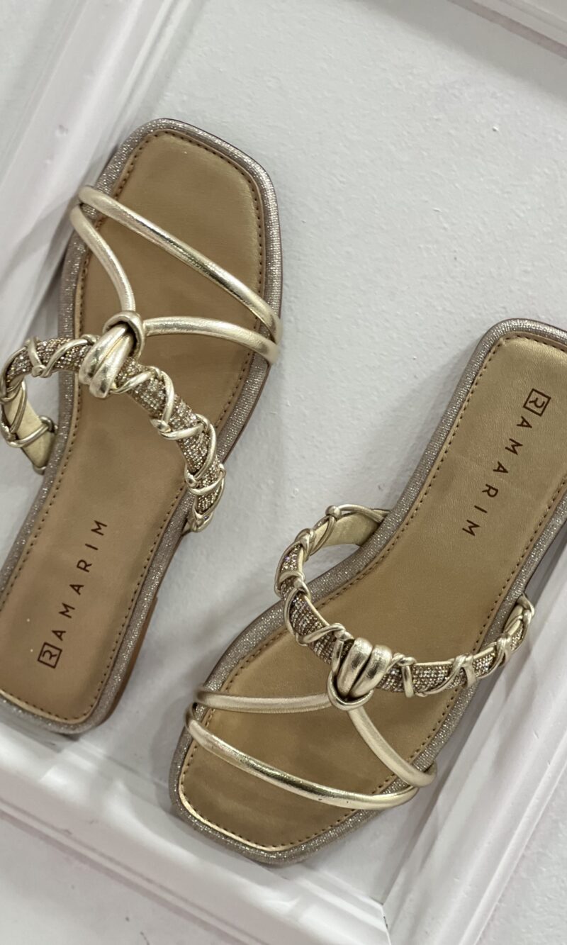 rasteira glisten dourado ramarim 2523201