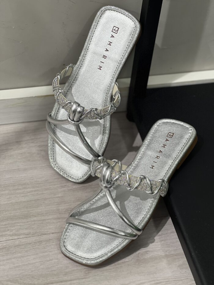 rasteira glisten prata ramarim 2523201 rasteira glisten prata ramarim 2523201