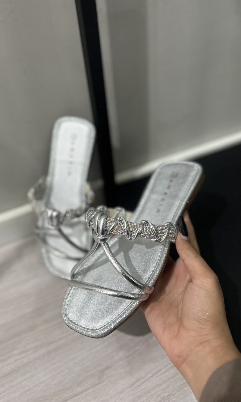 rasteira glisten prata ramarim 2523201 rasteira glisten prata ramarim 2523201