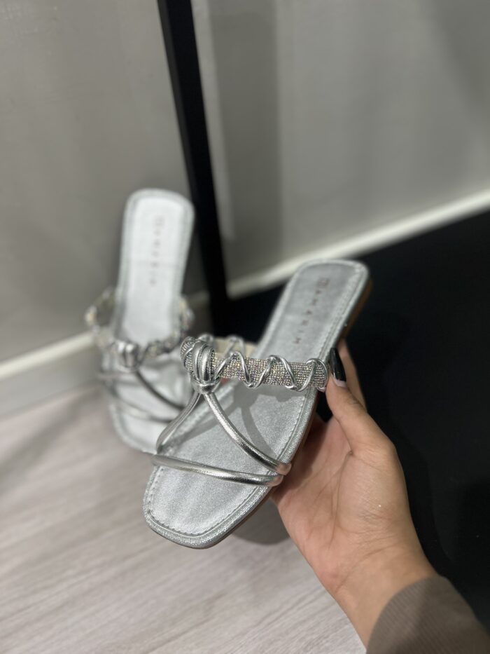 rasteira glisten prata ramarim 2523201 rasteira glisten prata ramarim 2523201