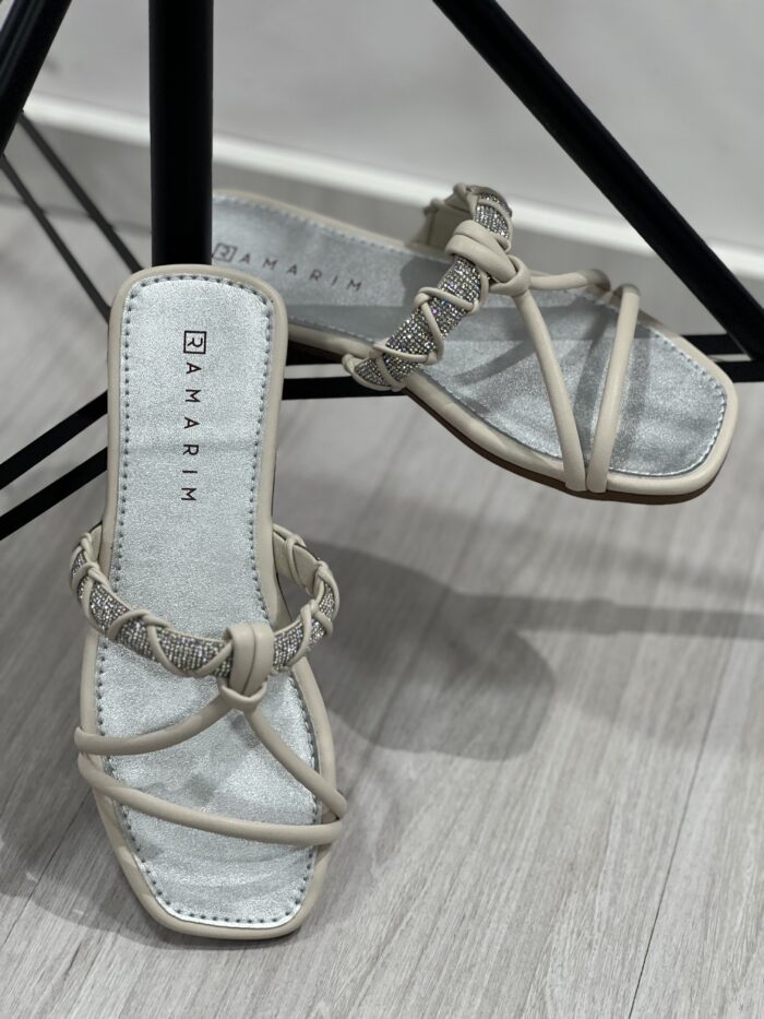 rasteira glisten bege ramarim 2523201 rasteira glisten bege ramarim 2523201