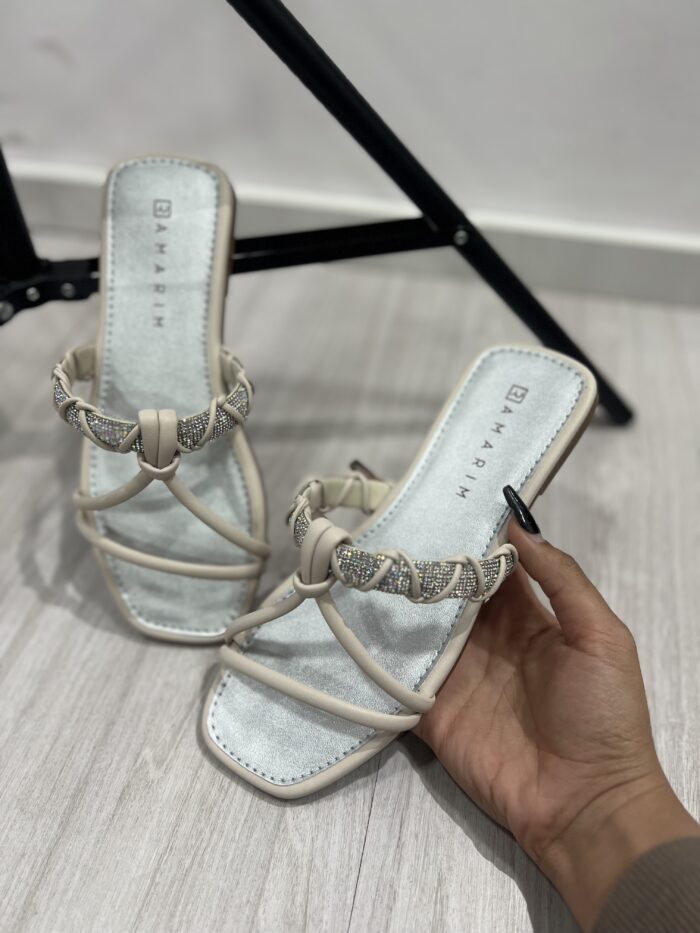 rasteira glisten bege ramarim 2523201 rasteira glisten bege ramarim 2523201