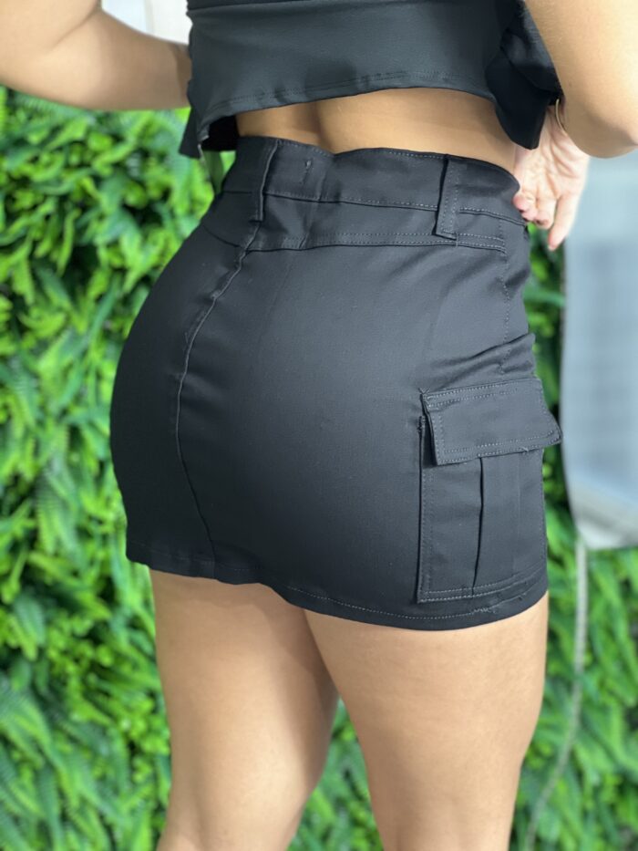 saia cargo estela preto saia cargo estela preto
