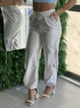 calca jogger cargo jessica branco