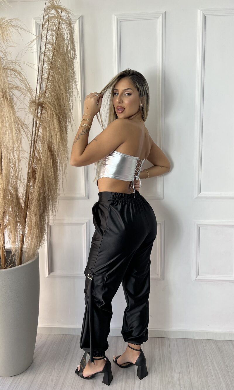 calÇa jogger cargo jÉssica preto