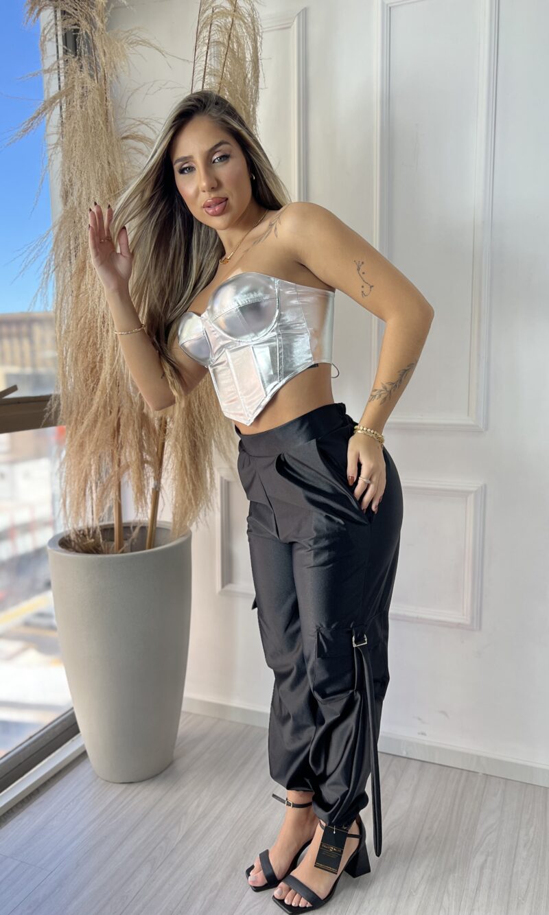 calÇa jogger cargo jÉssica preto