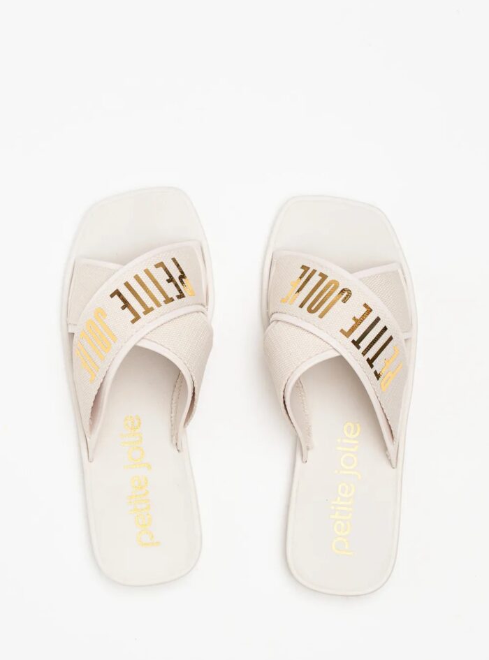 rasteira gold off white petite jolie pj7611 rasteira gold off white petite jolie pj7611