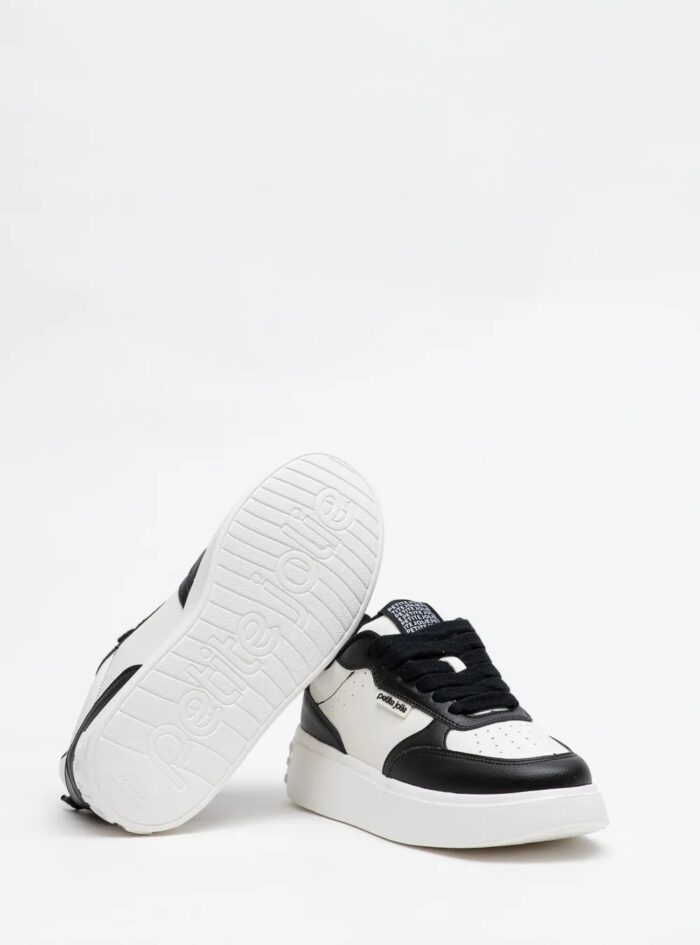 tenis preto branco petite jolie pj7537 tenis preto branco petite jolie pj7537