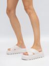 tamanco chinelo tratorado off white petite jolie pj7588
