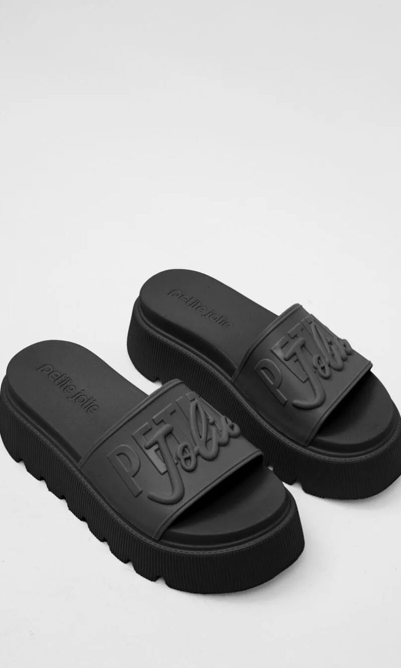 tamanco tratorado preto petite jolie pj7494 tamanco tratorado preto petite jolie pj7494