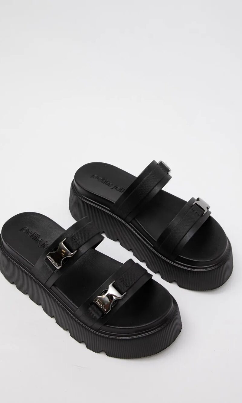 tamanco tratorado preto petite jolie pj7491