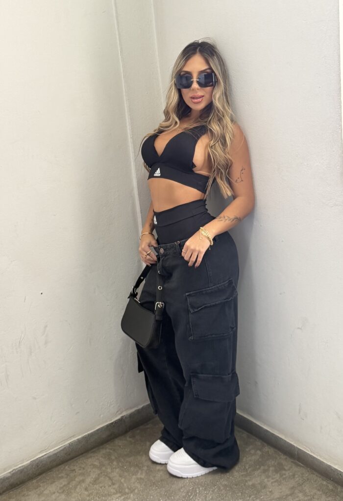 conjunto top ad preto conjunto top ad preto