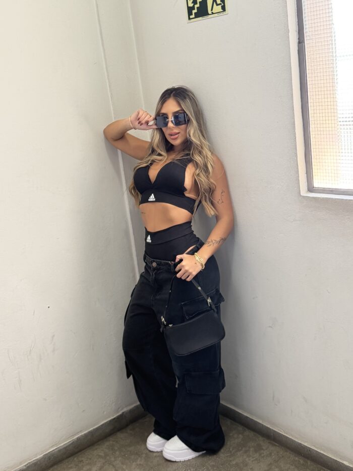 conjunto top ad preto conjunto top ad preto