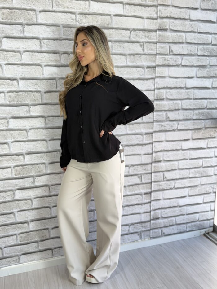 camisa telma preto camisa telma preto