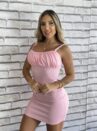 black vestido lauren rosa bb