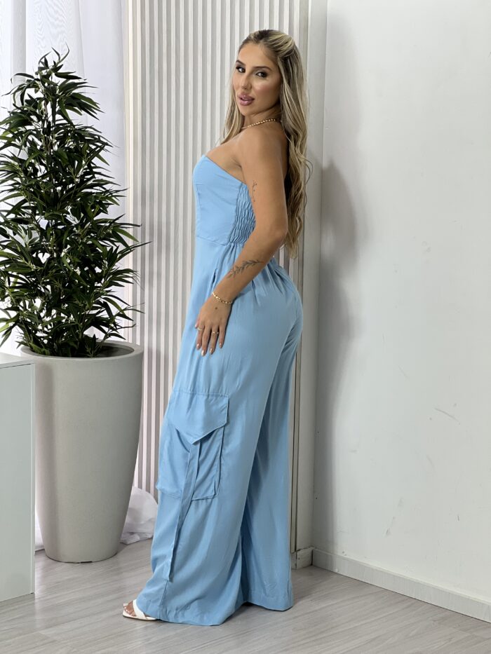 macacao longo daiana azul macacao longo daiana azul