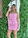 conjunto celeste rosa