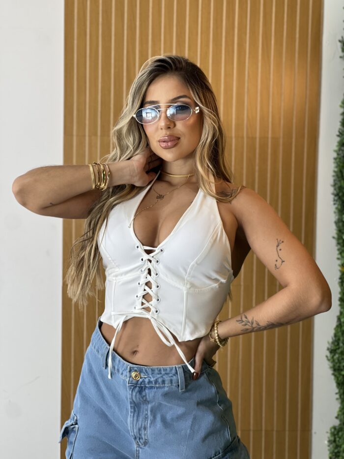 cropped naila off white cropped naila off white