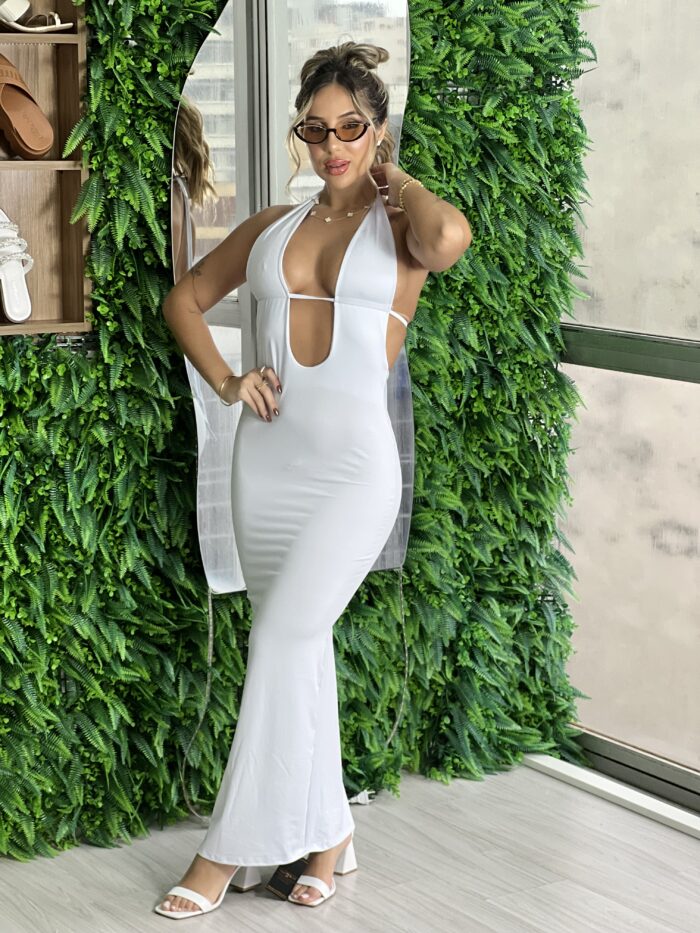 vestido longo gabriela branco