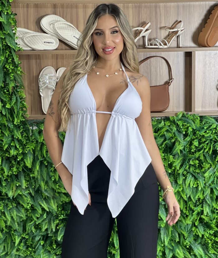 cropped pedrita branco