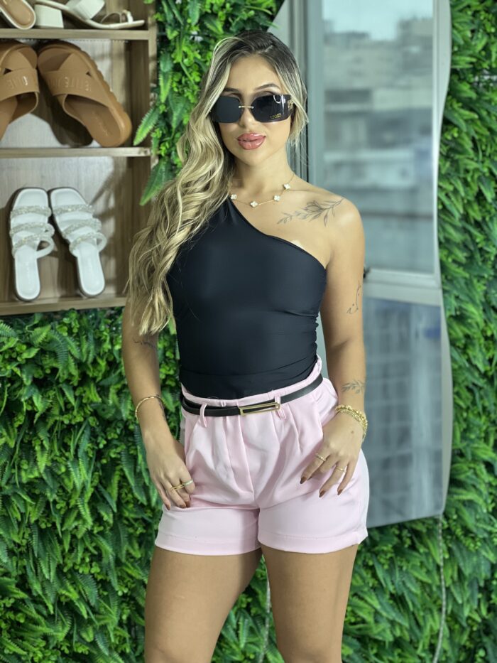 short alfaiataria com cinto soraia rosa short alfaiataria com cinto soraia rosa