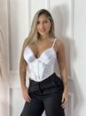 cropped corselet diuli branco