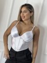 cropped corselet diuli branco