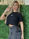 cropped t shirt ni preto