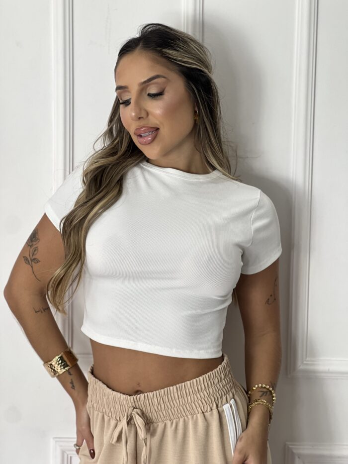 black cropped camila off white