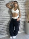 conjunto hot pants alo off white