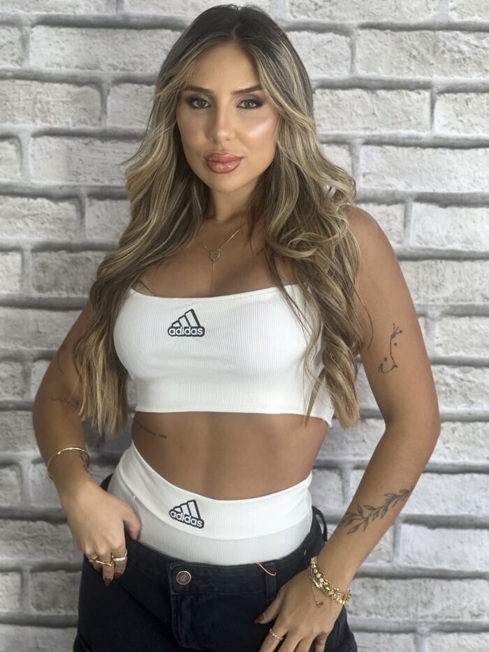 conjunto hot pants ad off white conjunto hot pants ad off white