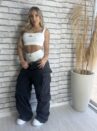 conjunto hot pants ad off white