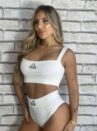 conjunto hot pants ad off white