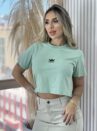 cropped t shirt ad verde