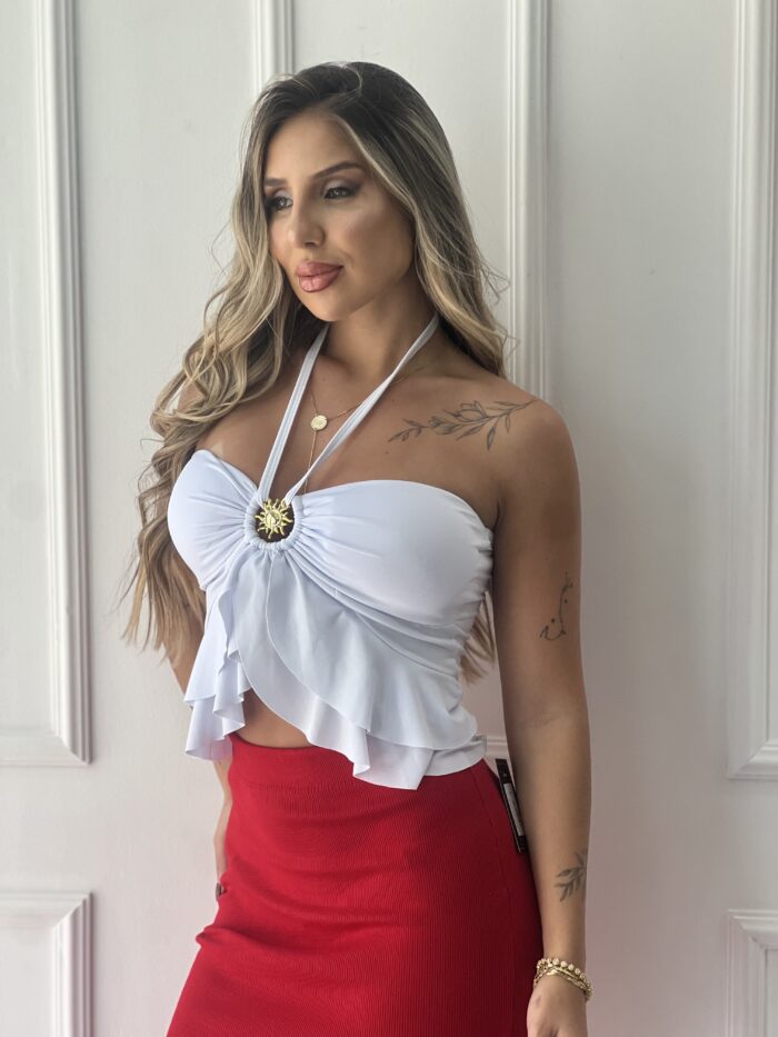 cropped sol branco cropped sol branco