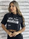 cropped t shirt verao preto
