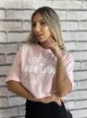 cropped t shirt verao rosa bb