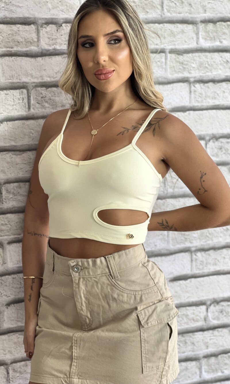 cropped thaila creme